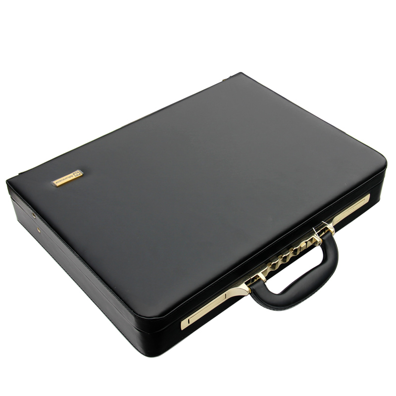 Luxury Bags Luggage - 高級PUレザー製ローリングラゲージスピナー メンズ ビジネススーツケース ホイール付き 14/18インチ キャビントロリー