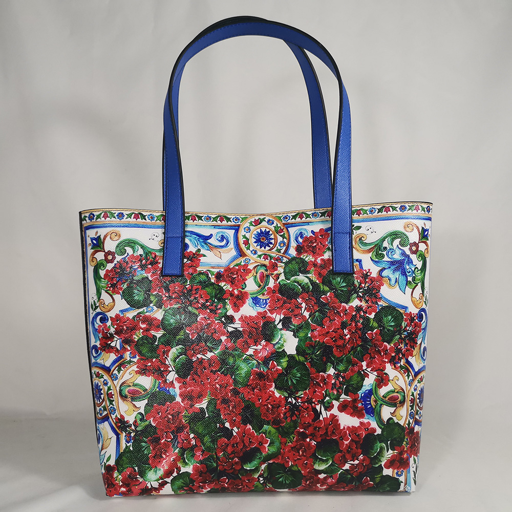 Luxury Bags Vegan - 女性のための本革の花柄のハンドバッグ,デザイナーのバッグ,シチリア,パリ,夏,ビーチ,カジュアル,ビーガンスタイル