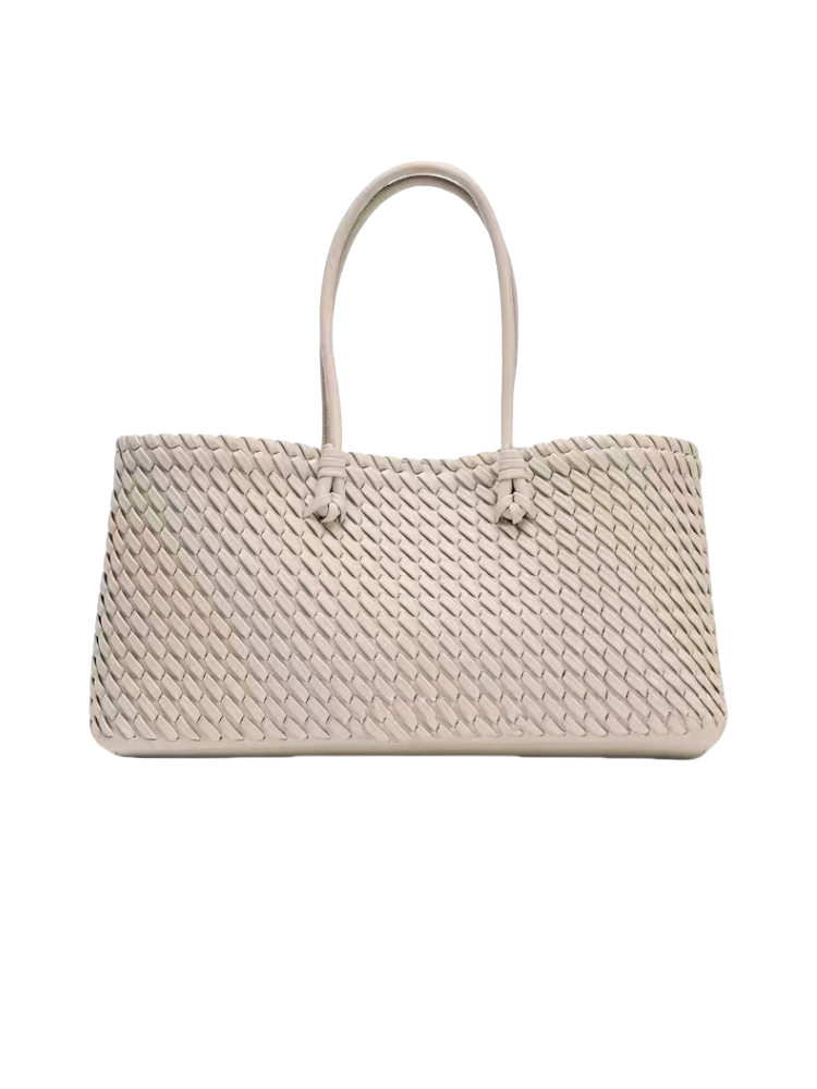 Luxury Bags Vegan - 新作ラグジュアリーデザイナービーガンレザー織りトートバッグファッション高品質大容量レディースハンドバッグシングルショルダーバッグ2025