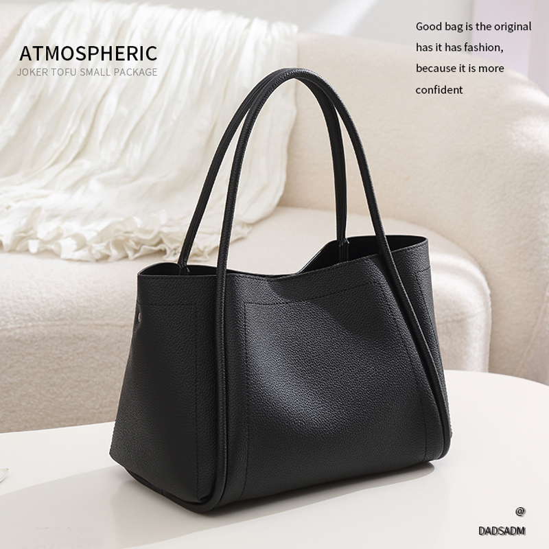 Luxury Bags Eu - 新しいソフトレザーバスケットバッグ高級大容量通勤トートミニマリストレディースハンドバッグEU KR FR毎日の仕事用ショルダーバッグ