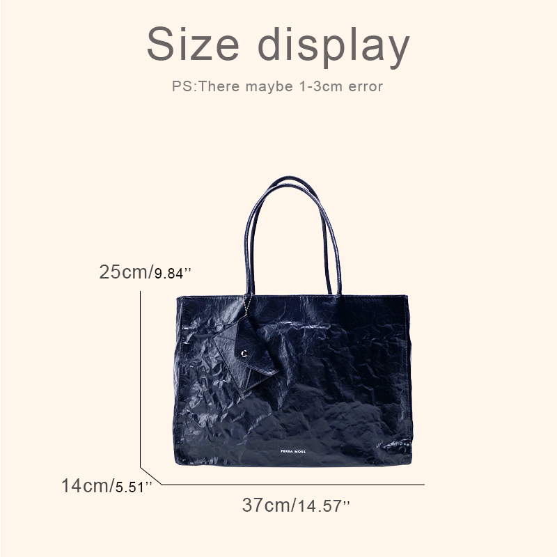 韓国カジュアルクラフト紙トートバッグ女性の高級デザイナーハン - Luxury Bags Vendor のレビューと価格