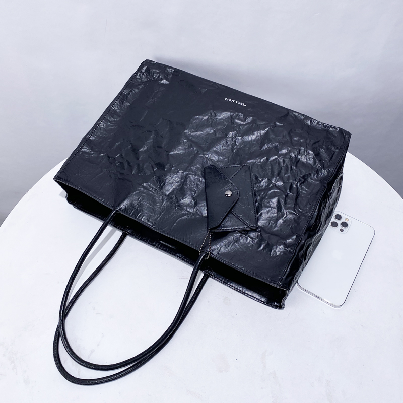韓国カジュアルクラフト紙トートバッグ女性の高級デザイナーハン - Luxury Bags Vendor のレビューと価格