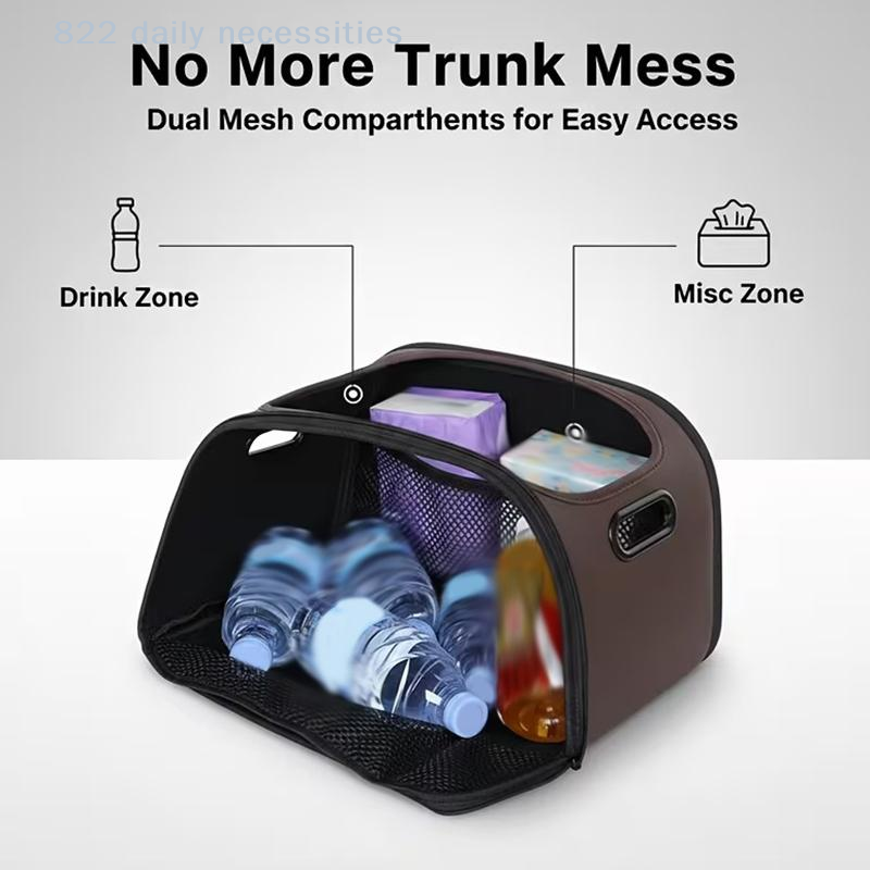 多機能高級レザーカーストレージボックス 大容量サイドオーガナ - Luxury Bags List のレビューと価格