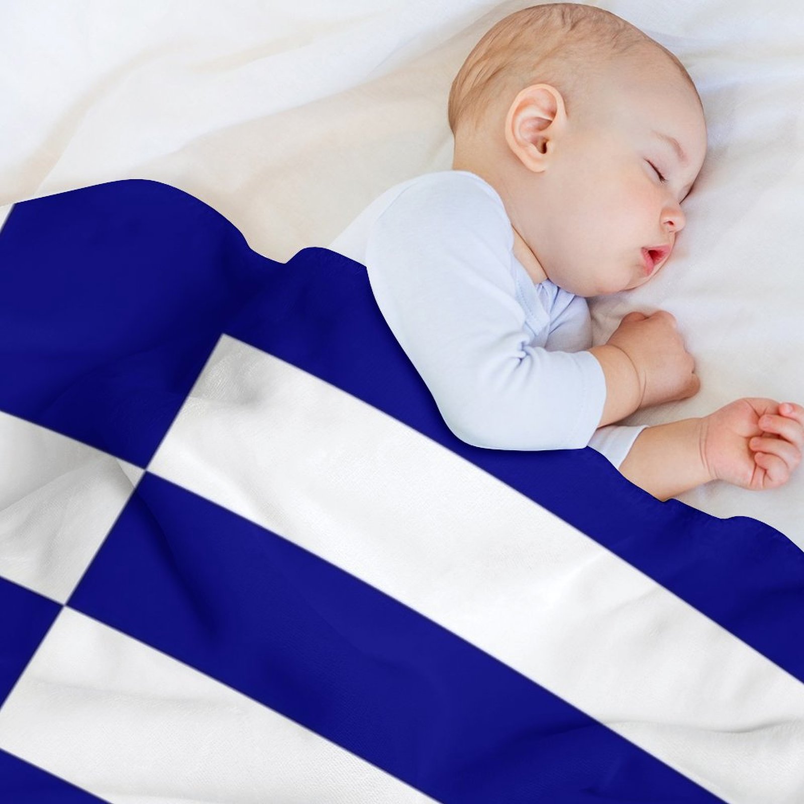 ギリシャ国旗柄スローケット寝袋子供用多目的クリスマスデコレー - Luxury Bags Greece のレビューと価格