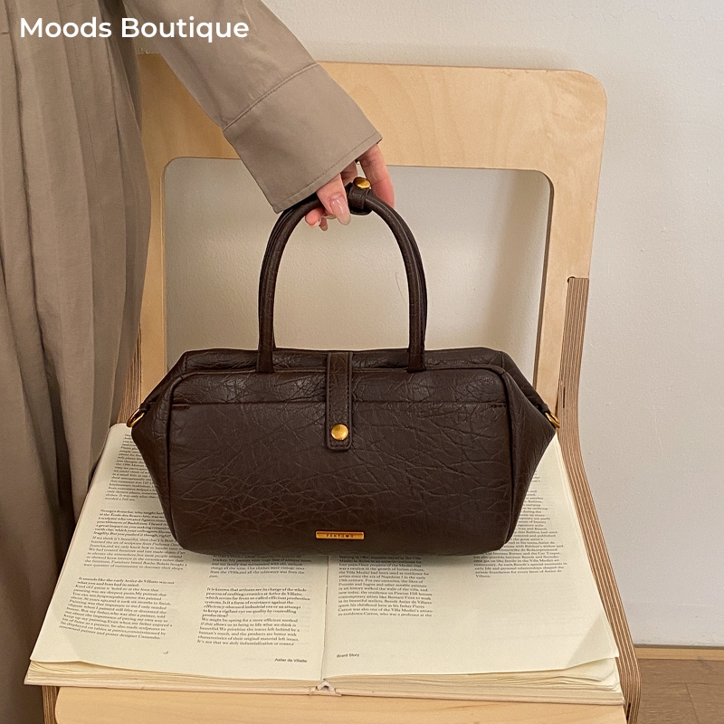 MOODS ヴィンテージトップハンドルバッグ女性用ビーガンレ - Luxury Bags Vegan のレビューと価格