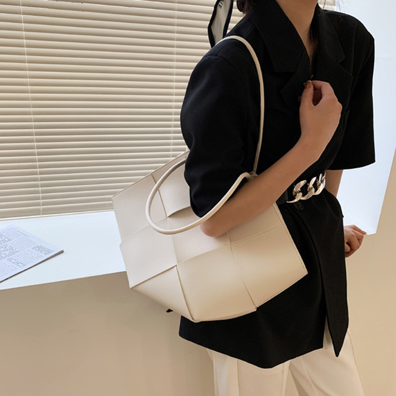 高級大型トートバッグ女性菱形大容量ショッピングハンドバッグ女 - Luxury Bags Vendor のレビューと価格