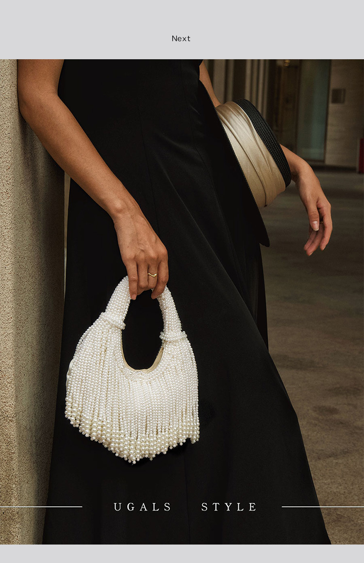 デザインハンドルパールイブニングクラッチバッグ、高級デザイナ - Luxury Bags Vendor のレビューと価格