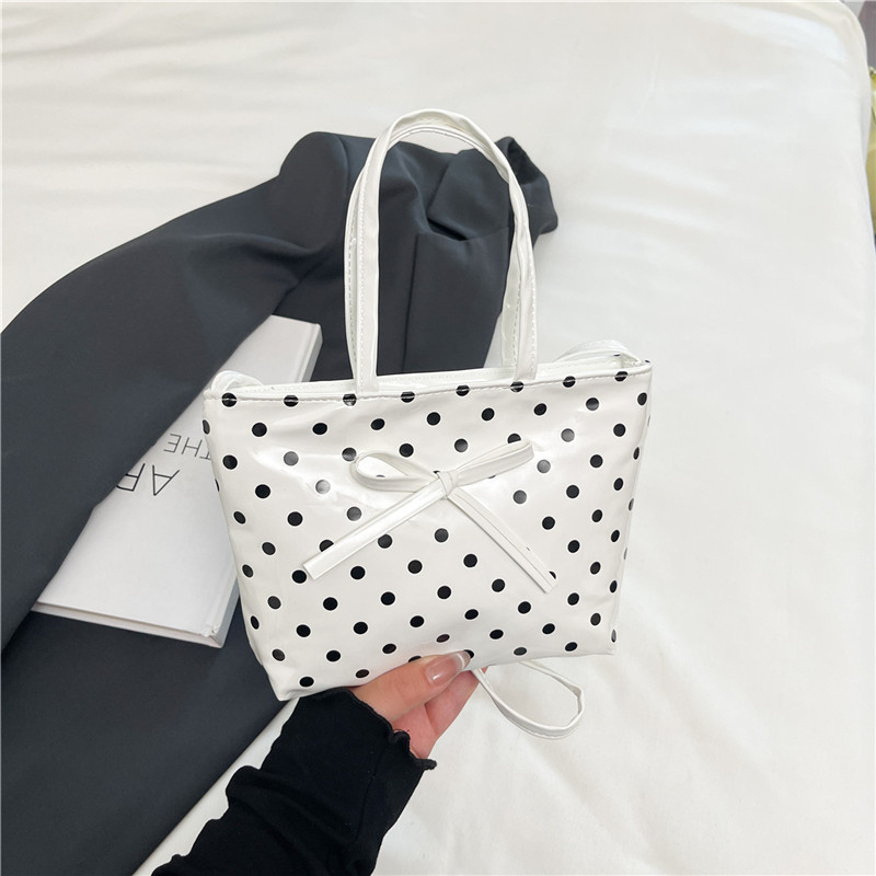 女性の新しいハンドバッグ韓国チェック柄水玉模様のリボンかわい - Luxury Bags Brands For Women のレビューと価格