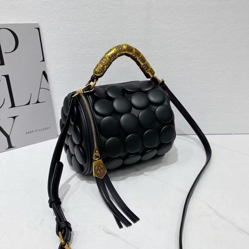 2025年新作デザイン レディース レトロボタン レザーハン - Luxury Bags Youtube のレビューと価格